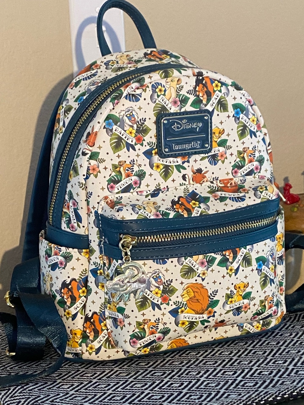Loungefly Disney The Lion King American Traditional Tattoo Mini Backpack
